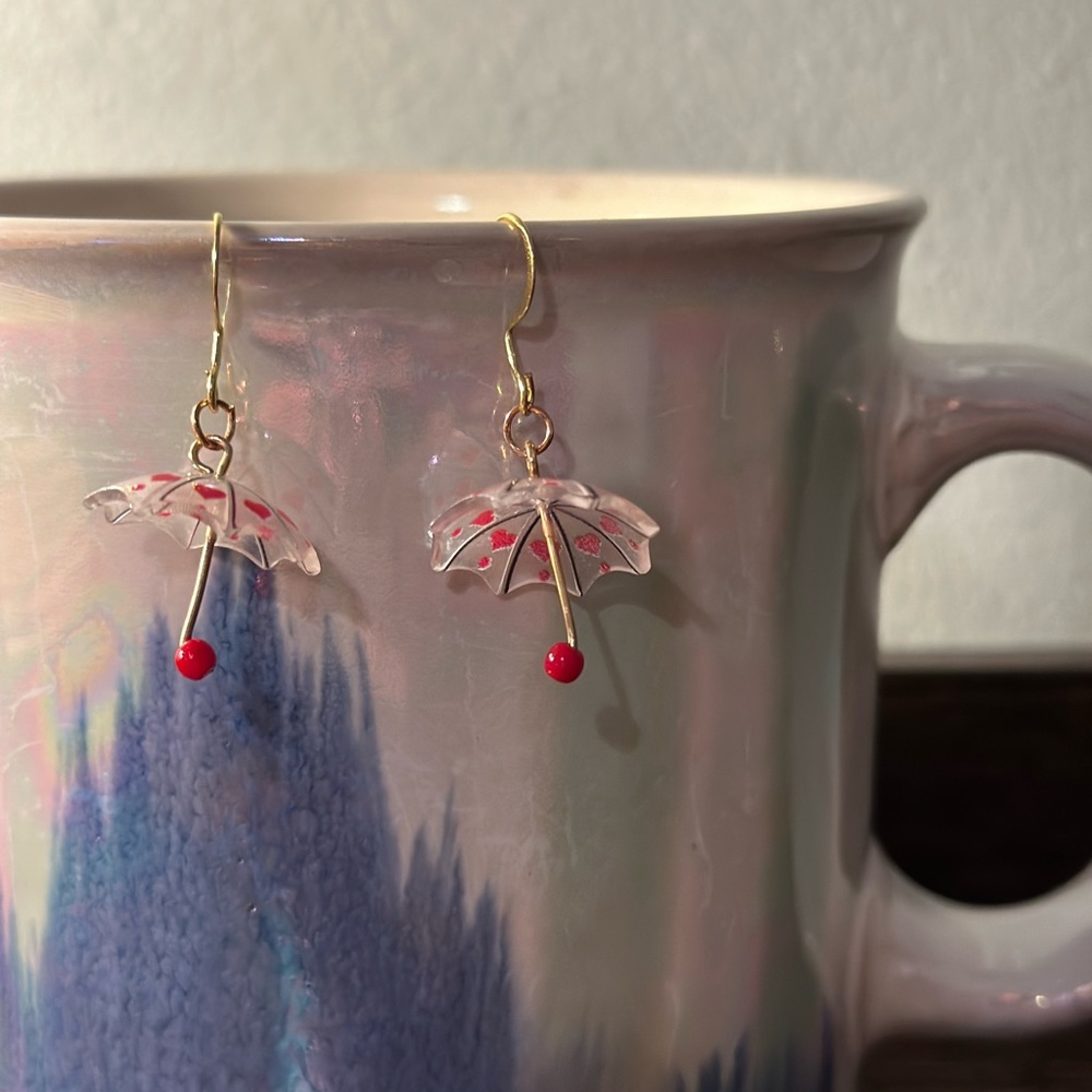 Heart Umbrella Earrings
